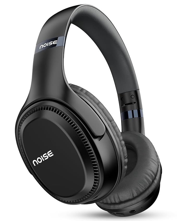 Noise Airwave Max 3 Bluetooth On Ear Headphones with 70H Playtime, 40mm Driver, Low Latency(up to 45ms),Dual Pairing, BT v5.3 (Carbon Black)