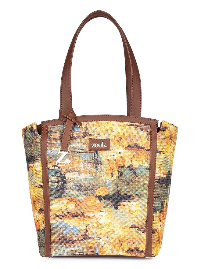ZOUK Adira Tote Bag | Stylish & Spacious Handbag for Women