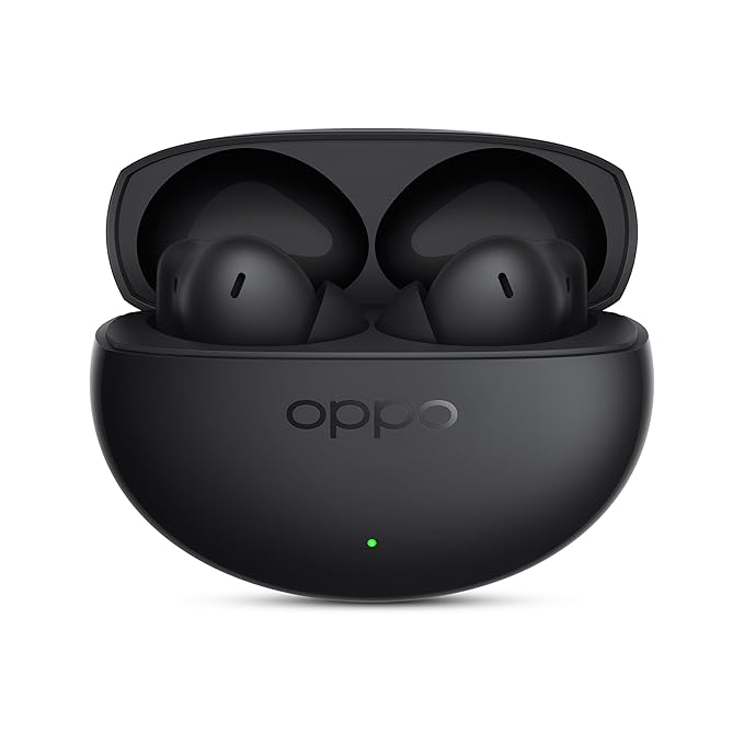 Oppo Enco Air5 Pro True Wireless in-Ear Earbuds with 12mm Dynamic Driver and 55dB ANC with Hi-Res Audio with LHDC 5.0, 54Hrs Playtime,Low Latency,Fast Charging.(Matte Black)