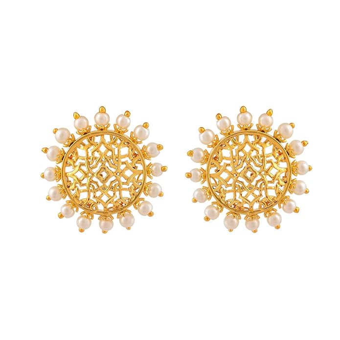 Voylla Nazakat Gul Oversized Stud