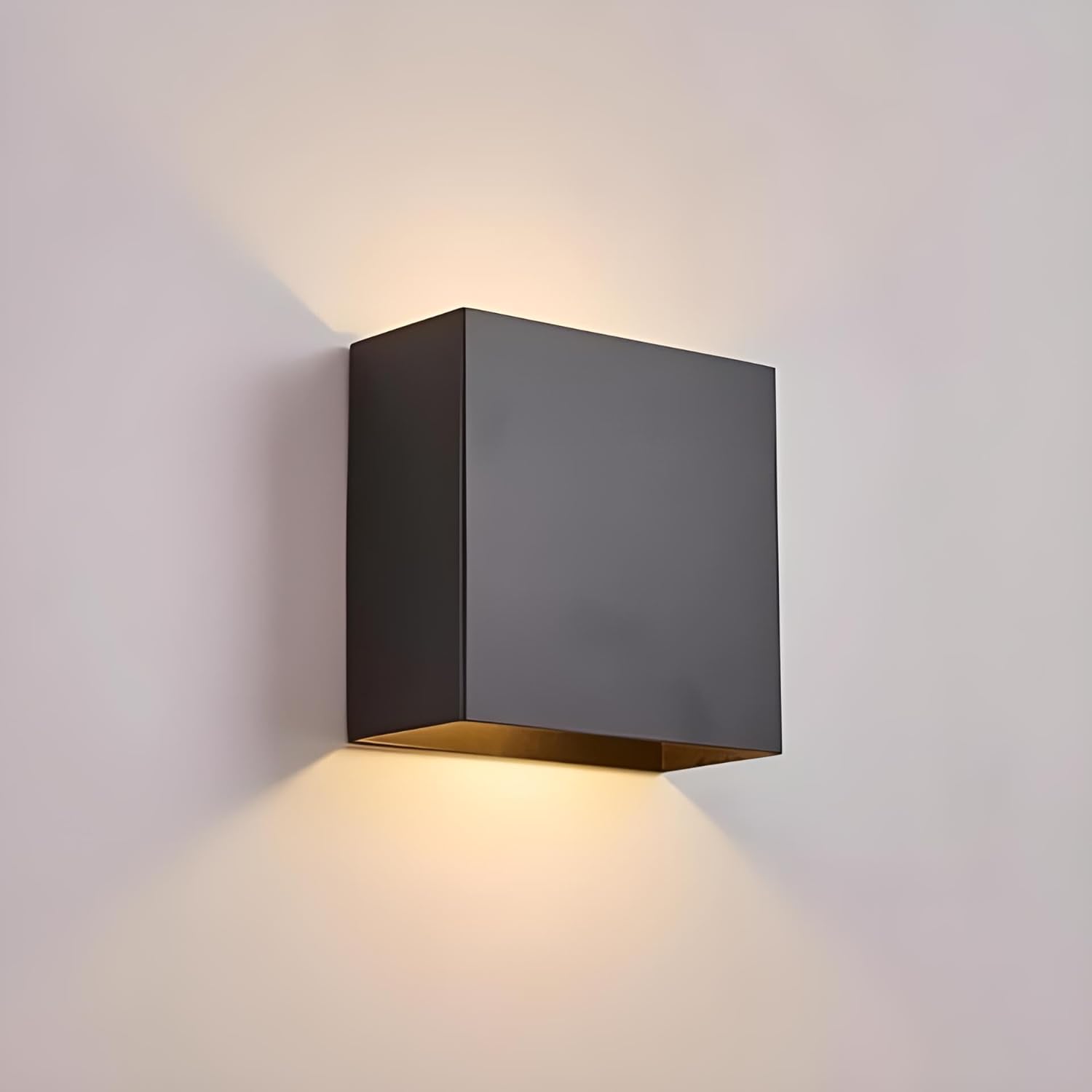 Smartway® 6 Watt Combination LED Wall Lamp | Up & Down Modern Decorative Wall Light for Living Room, Bedroom, Staircase, Balcony, Elevation, Garden | Warm White Outdoor & Indoor Wall Mounted Light