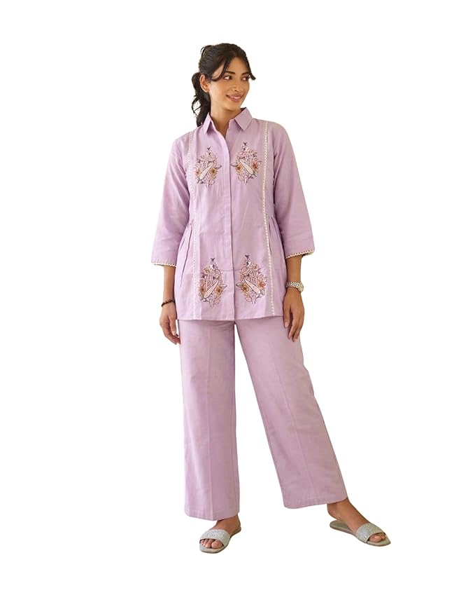 TOPLOT Kurta Sets for Woman with Embroidery Work || Co ord Set for Women Stylish (5246)