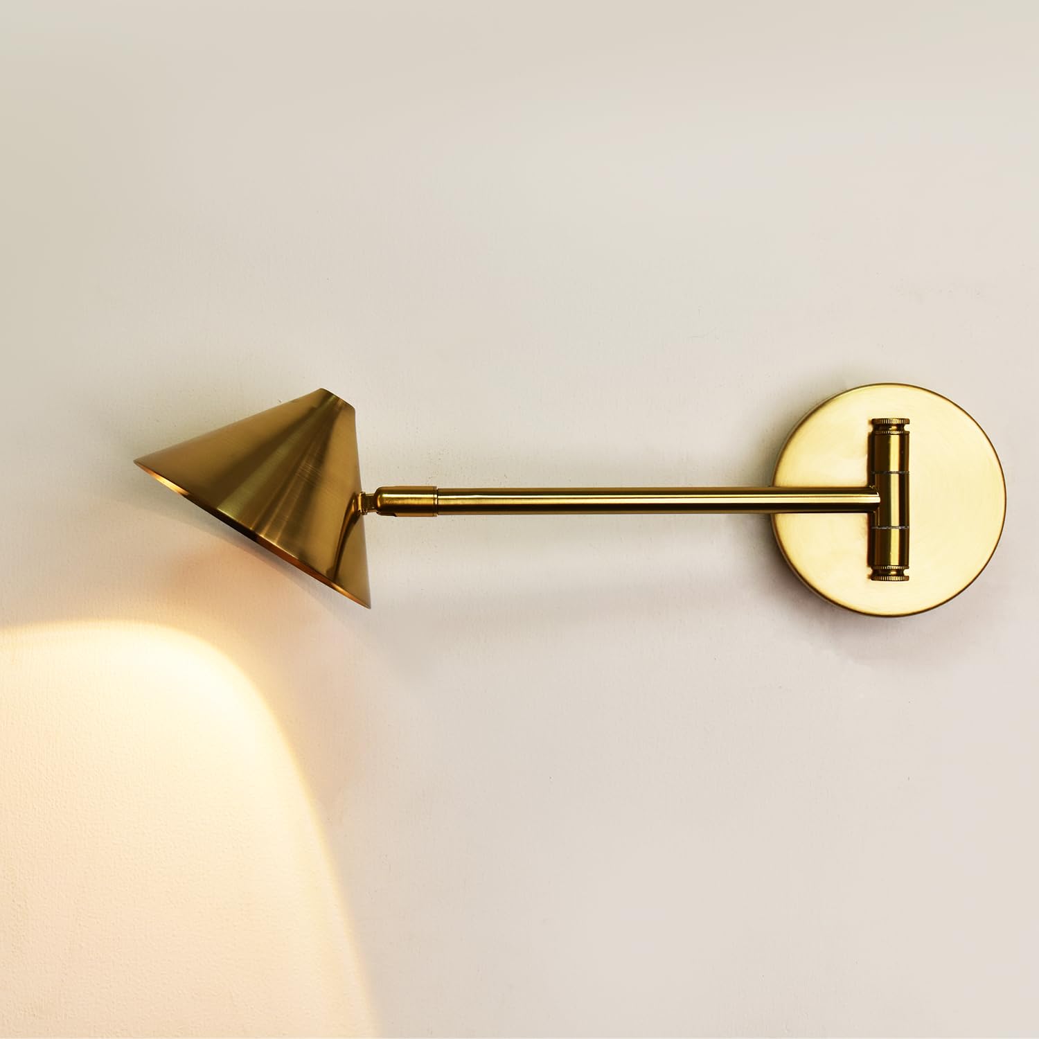 Smartway® Blazex 8 Watt Modern LED Wall Lamp | Gold Bedside Wall Light | 3 Color Modes | Decorative Indoor Wall Mounted Light for Living Room, Bedroom, Hallway & Home Décor | Energy Efficient