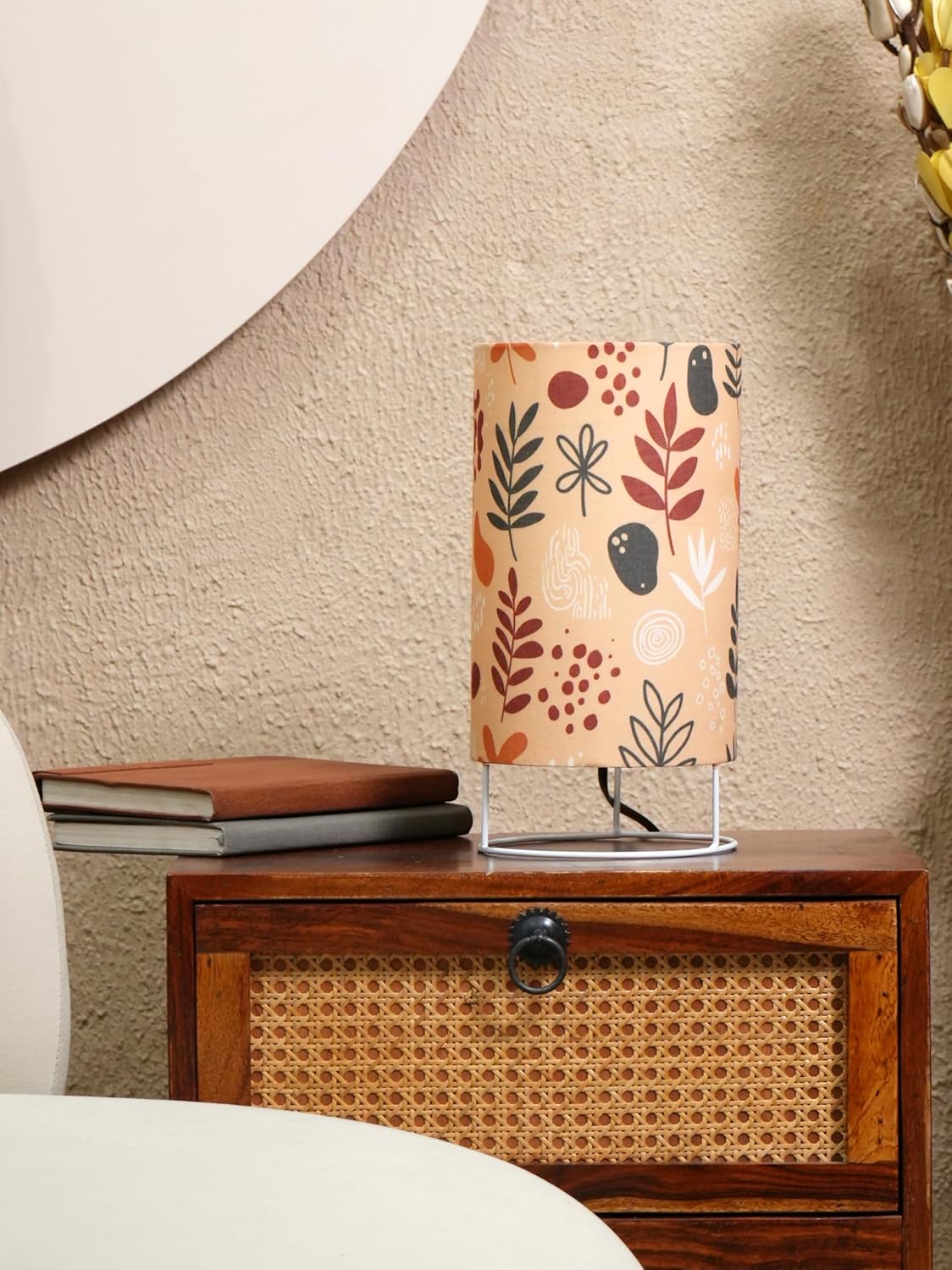 Crosscut Furniture Printed Table Lamp - Vibrant Accent Lighting for Your Home (Boho Seed)