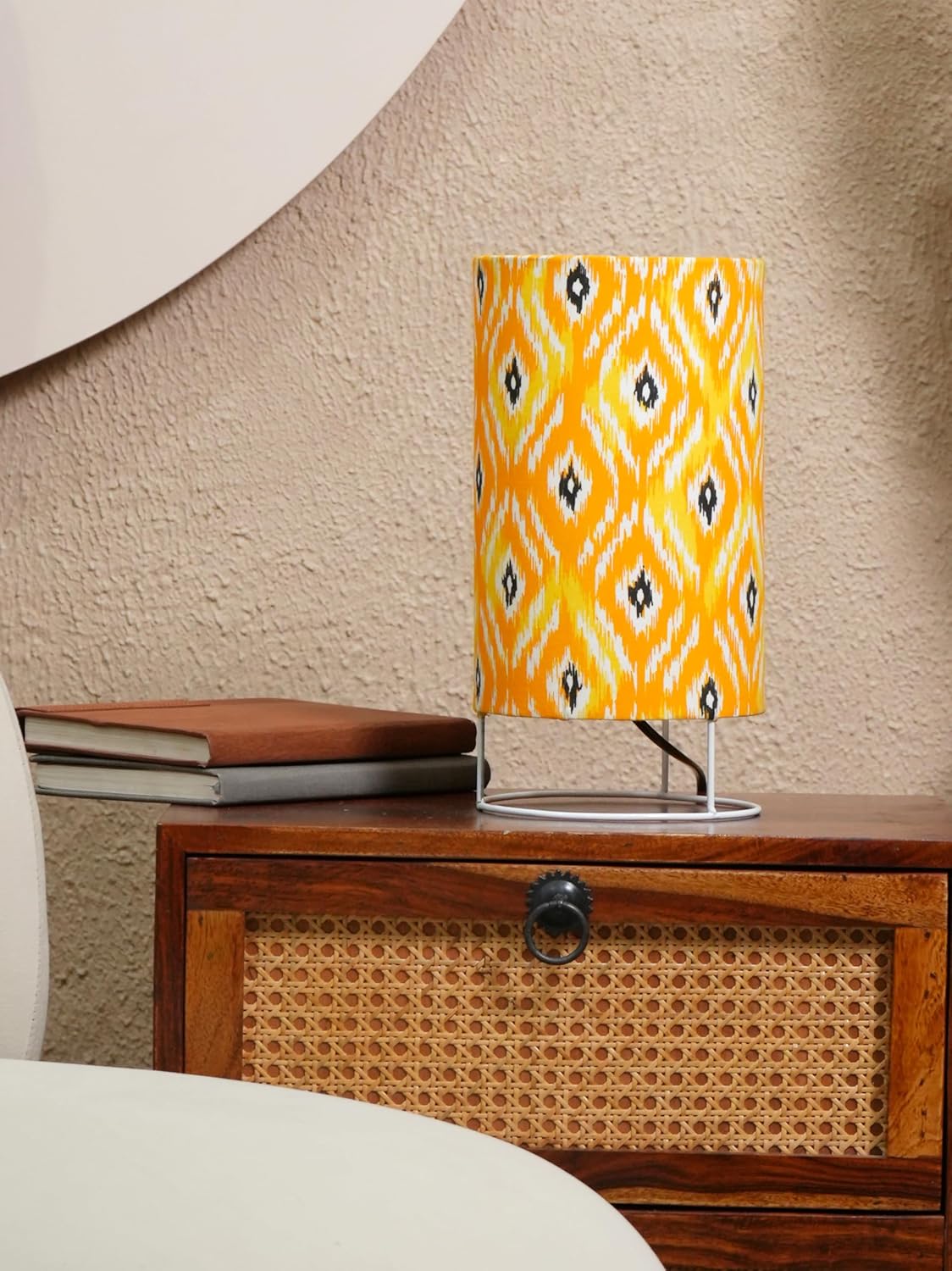 Crosscut Furniture Printed Table Lamp - Vibrant Accent Lighting for Your Home (Sunflower)