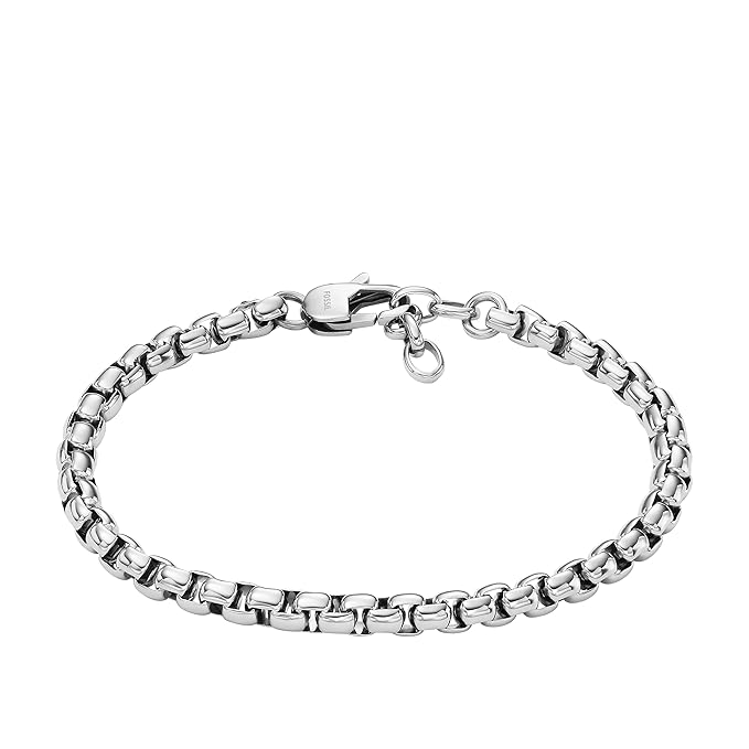 Fossil Unisex Adult Jewelry Silver Bracelet Jf04562040