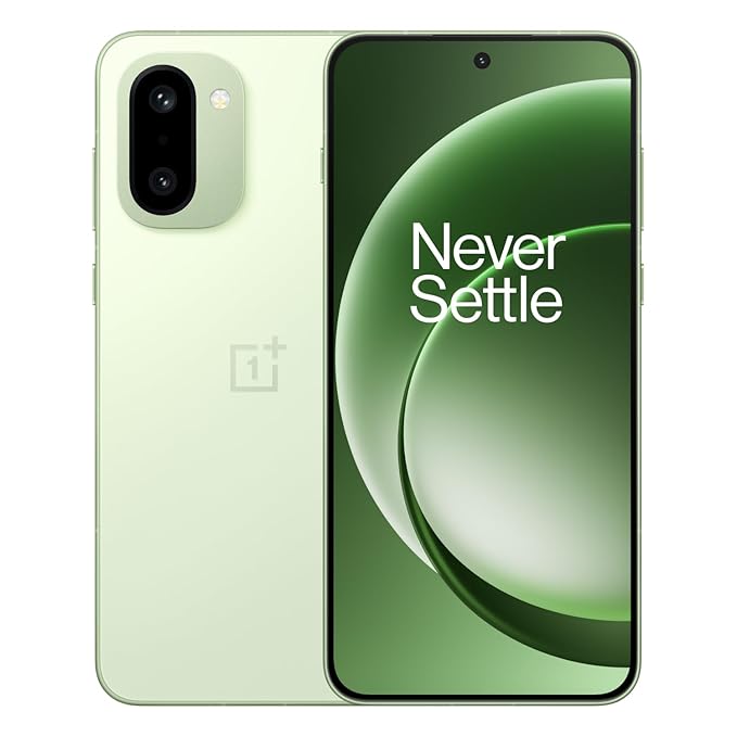 OnePlus 15R | 16GB+512GB | Mint Breeze | World's First Snapdragon® 8 Gen 5 | 7400mAh Battery | Personalised AI | Game-Changing 165Hz Display | IP68 IP69 IP66 & IP69K | 4K 120fps Video