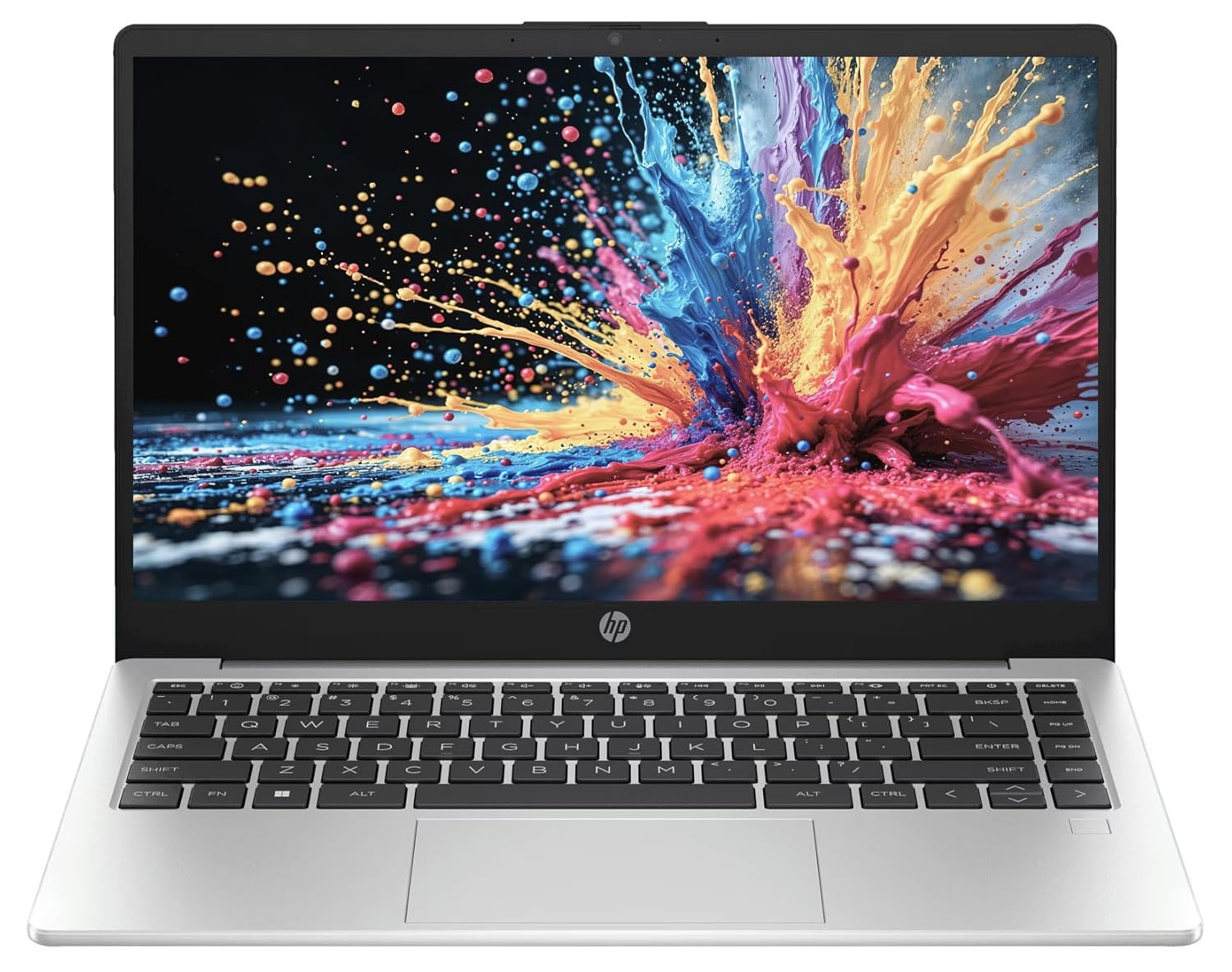 HP Professional 14 (2026), Intel (i5 14th Gen) Core 5 120U - (8 GB/512 GB SSD/Intel Iris Xe Graphics/Windows 11 Home) Business Laptop/14.0" FHD/Backlit + FingerPrint/Silver/Copilot Key/1.4kg/MS Office