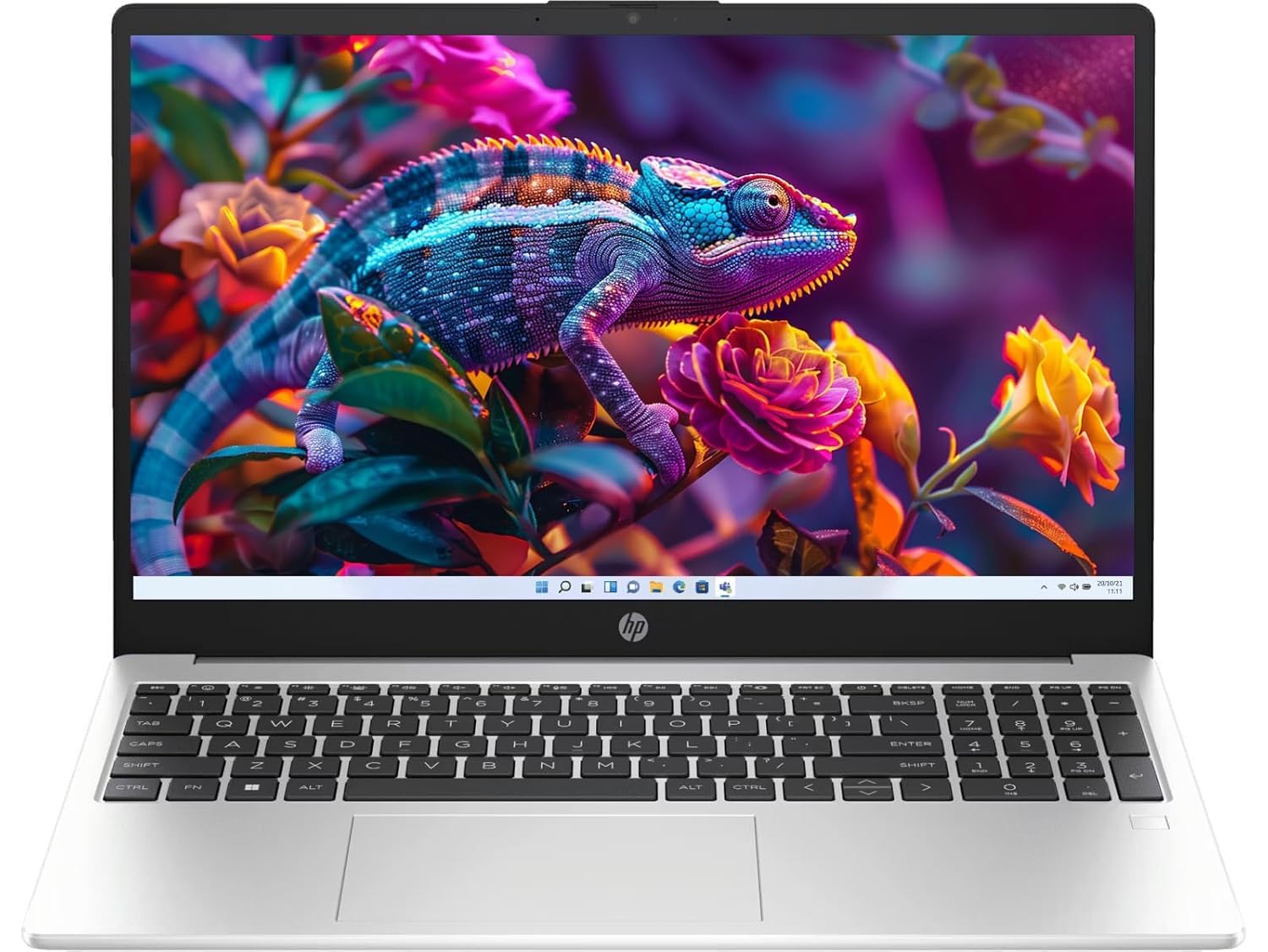 HP 15 (2026), AMD Ryzen 7 Octa Core 7730U - (16 GB/512 GB SSD/AMD Radeon Graphics/Windows 11 Pro) Thin and Light Business Laptop/15.6" FHD Display/Backlit + Fingerprint/Silver/1.5kg
