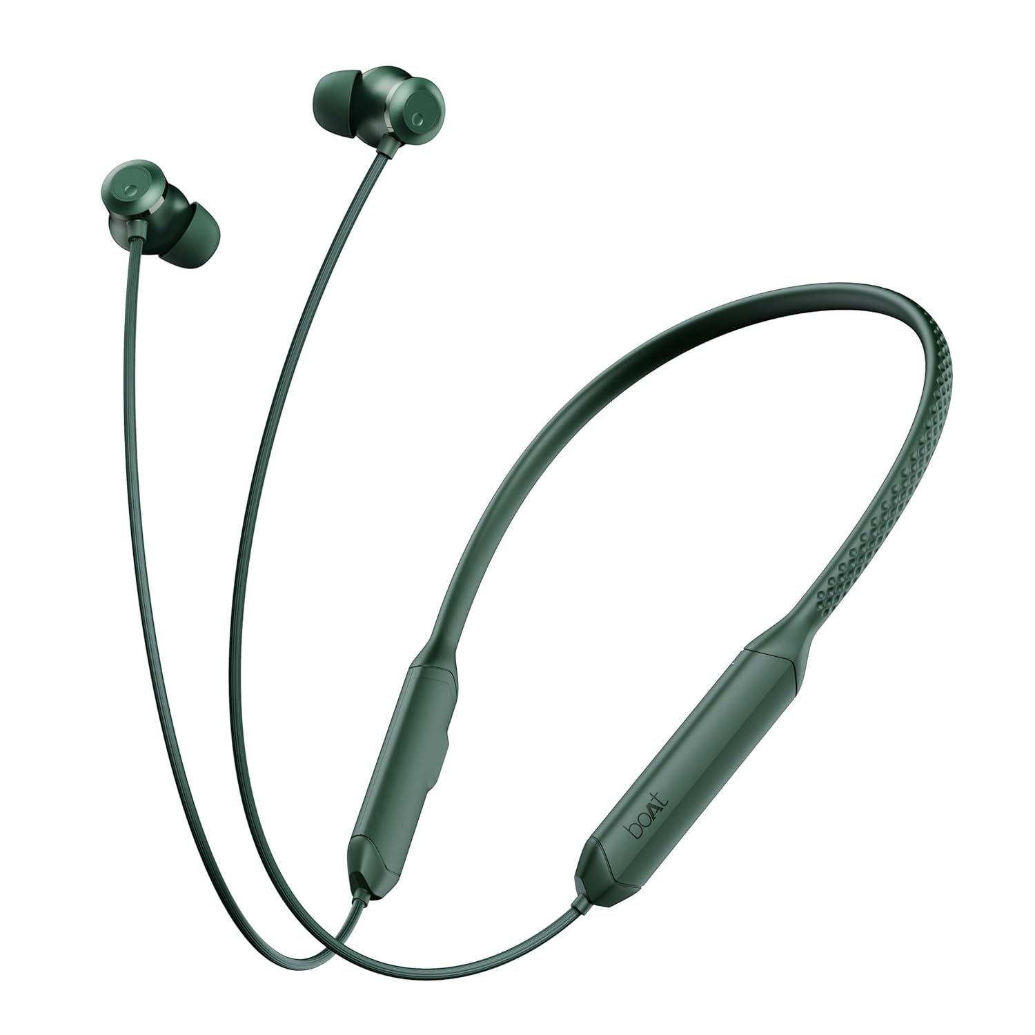 Boat Rockerz 255 Z Plus,AI-Enx Tech,Spatial Audio,50HRS Battery,Low Latency Mode,Fast Charge,App Support,IPX4,GFPS,BT V5.3,Bluetooth Neckband,Wireless with Mic in Ear Earphones (Pine Green)