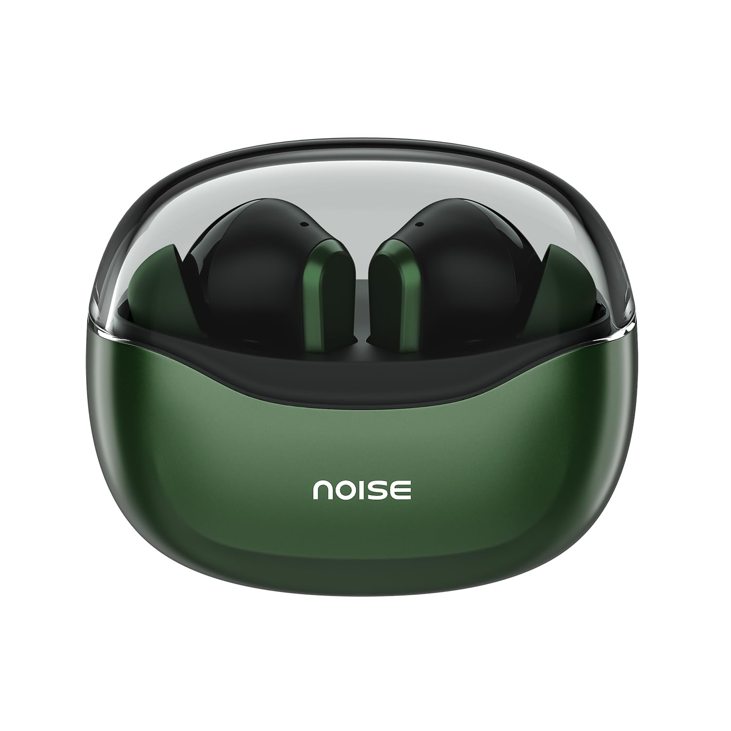 Noise Buds VS601 in-Ear Truly Wireless Earbuds with 50H of Playtime, Transparent case lid, Quad mic ENC, Dual Device Pairing, 10mm Driver, BT v5.3 (Emerald Green)