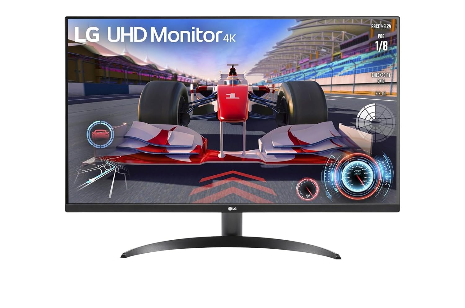 LG 32UR500K, 32 inch Ultrafine 4K UHD (3840 x 2160) Display DCI-P3 90% (CIE1976), 4ms, HDMI x 2, DP Port, HDR10, 2 x 5W SPK MaxxAudio, On Screen Control, Black