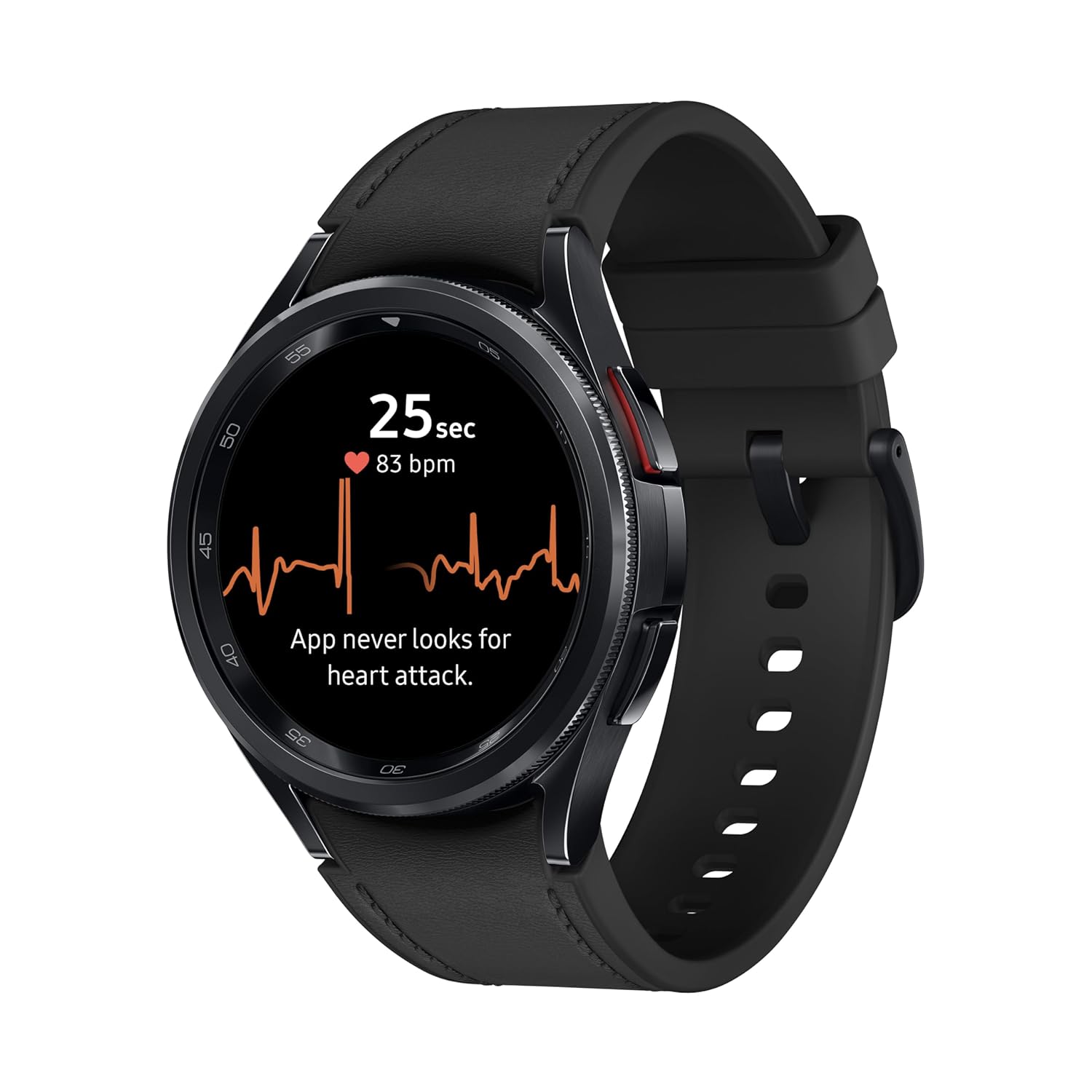 Samsung Galaxy Watch6 Classic LTE (43mm, Black, Compatible with Android only) | Introducing BP & ECG Features