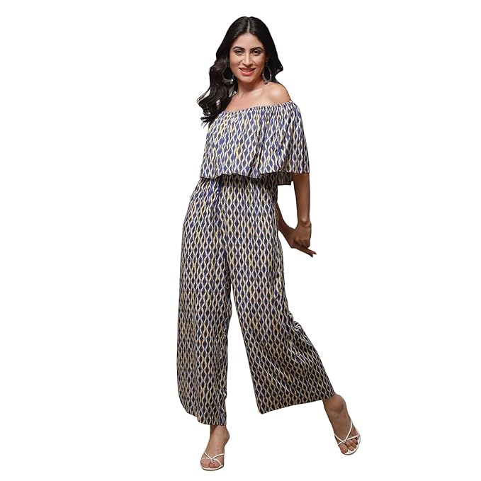 BIBA Women LIVA Printed Jumpsuit