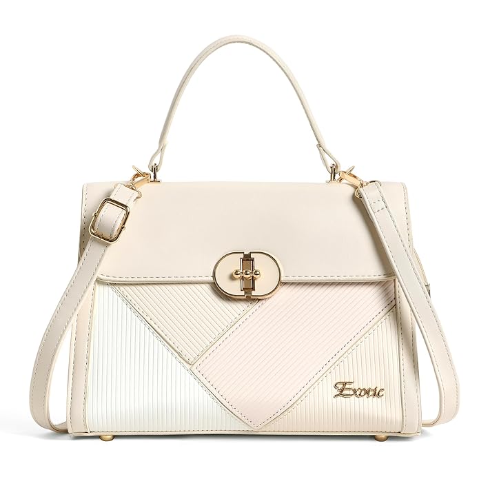 EXOTIC Premium® Embossed Pattern Elegance Satchel Bag | Cross Body Bag | Sling and shoulder Bag | Suitable For Every Occasion