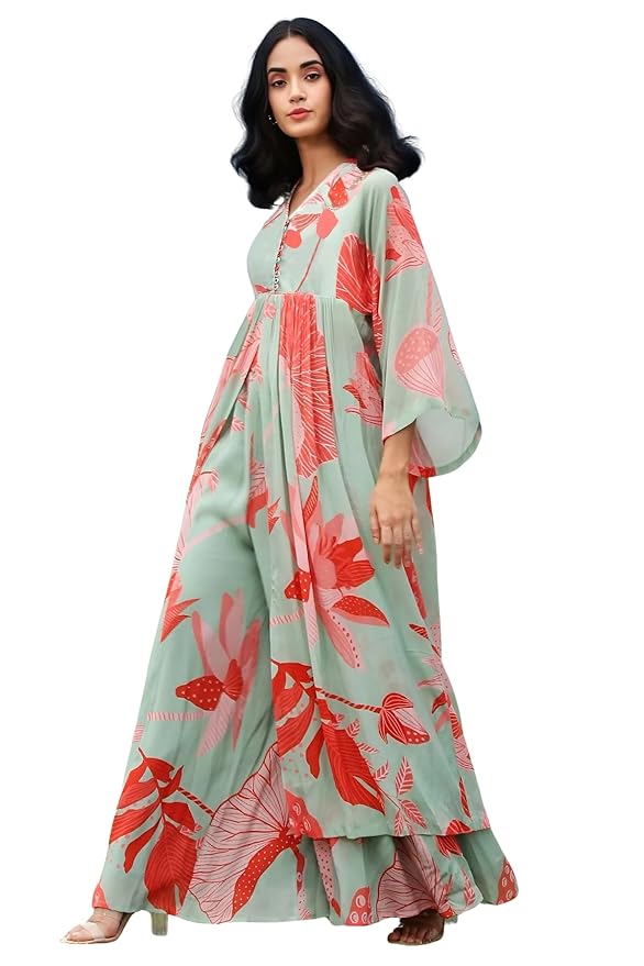 Leriya Fashion Kurti Set for Woman | Co ord Set for Women Stylish | Kurta Sets for Woman | Kurtis | A Line Kurti for Women | Traditional Salwar Suit for Party Outfits Dress
