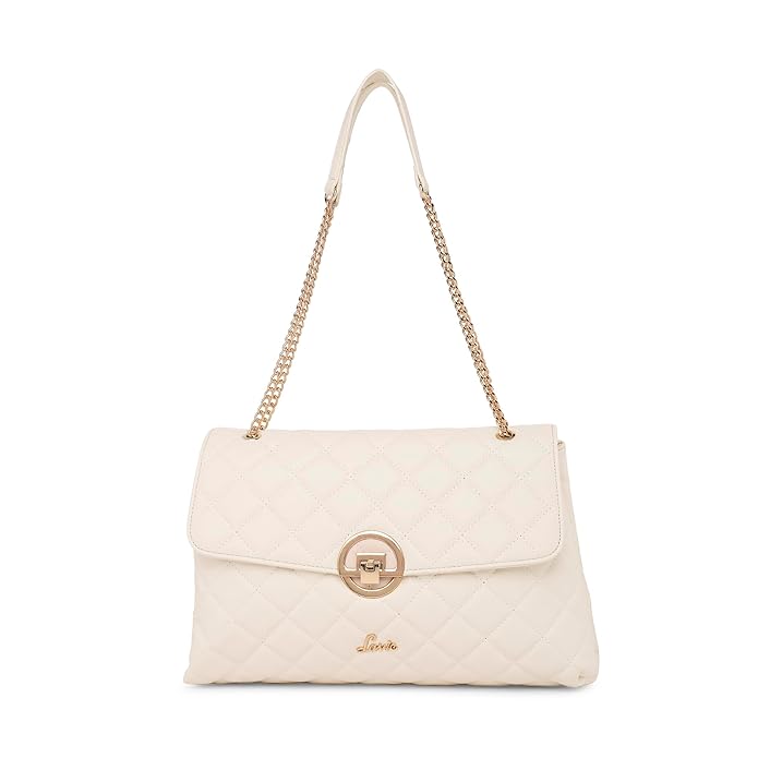 Lavie Women's Quilt Eden Flap Satchel Handbag for Women | Satchel Bag for Work | Ladies purse | Stylish Shoulder Bag | Gift For Women