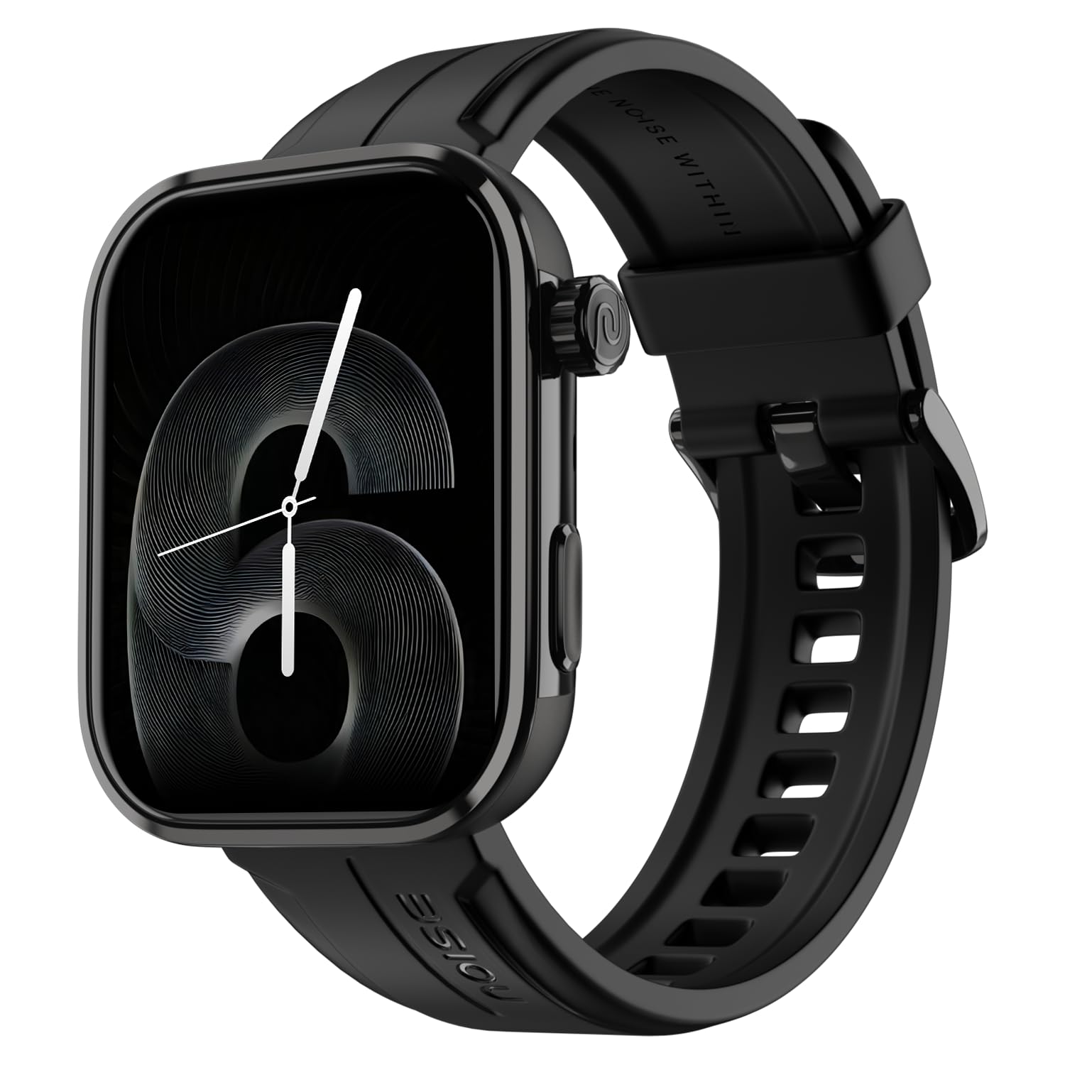 Noise Pro 6 Max Smart Watch:Intelligent AI, Endless AI Watch Faces, AI Companion, 1.96” AMOLED, Stainless Steel Build, Built-in GPS, 5 ATM, EN2 Processor, for iOS & Android(Jet Black)