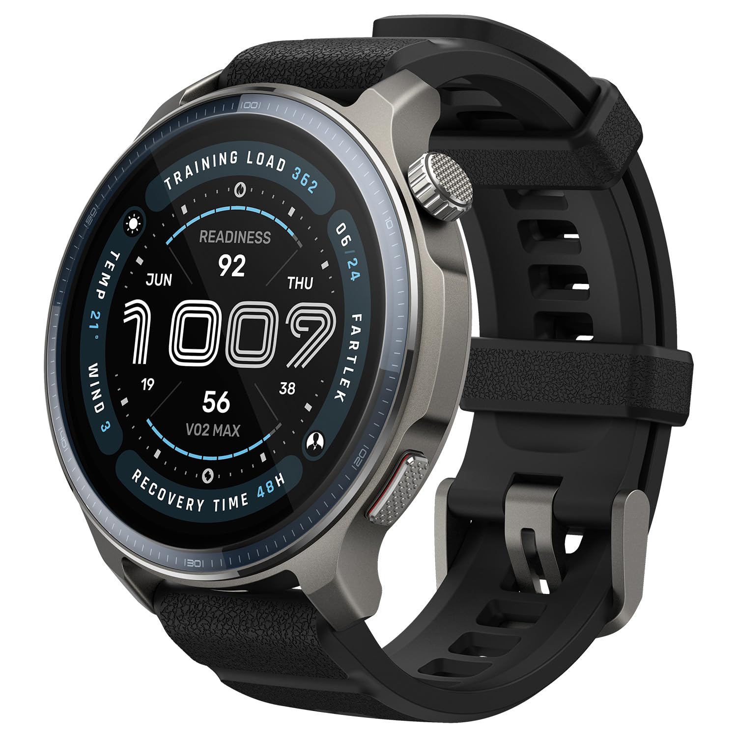 Amazfit Balance 2 Smart Watch 47mm AMOLED Sapphire Glass Display, Dual Band GPS, 21 Days Battery, 170+ Sport Modes, Hyrox Mode, Accurate Readings, for Android & iPhone