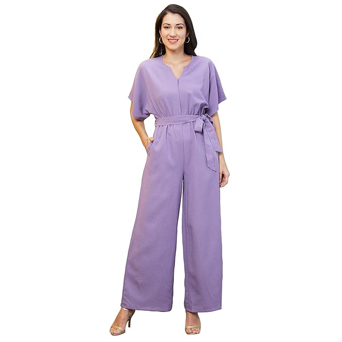 Globus Women Navy Solid Boiler Jumpsuit-3638099005
