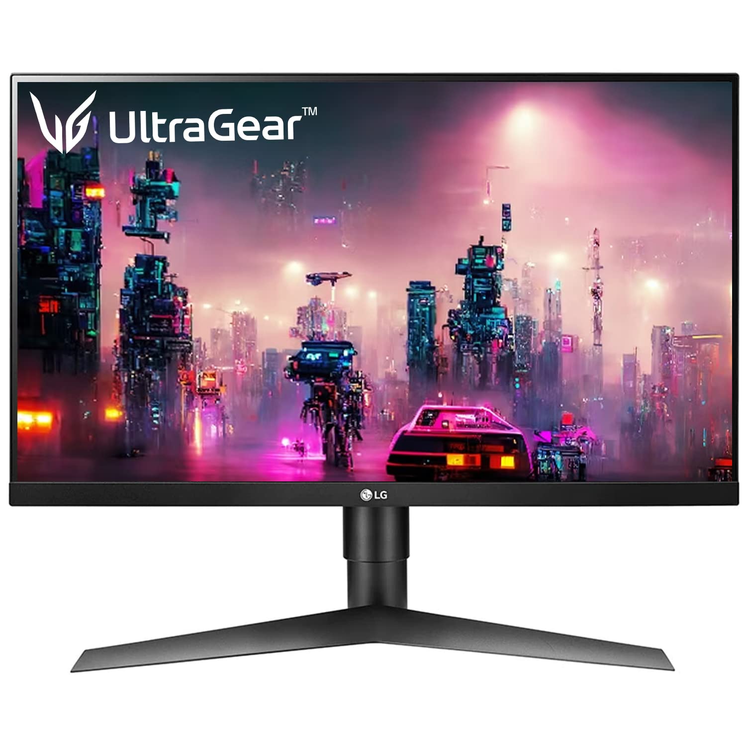 LG Ultragear 69 cm IPS FHD, G-Sync Compatible, HDR 10, Gaming LCD Monitor, Display Port, HDMI x 2, Height Adjust & Pivot Stand, 144Hz, 1ms, 1920 x 1080 Pixels Made in India- 27GL650F (Black)