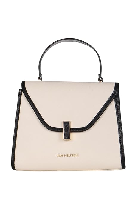 Van Heusen Women's Handbag |Structured Dual Tone| Handbags for Women | Bag for both Work and Weekend | Ladies purse | Stylish Hand Bag |Gift For Women