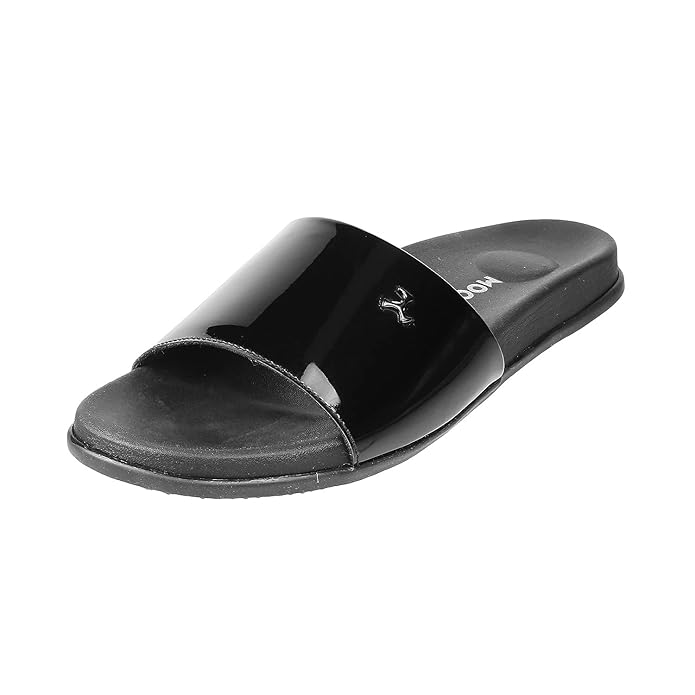 Mochi Women's Faux Leather Fashion Slip-on Sandals