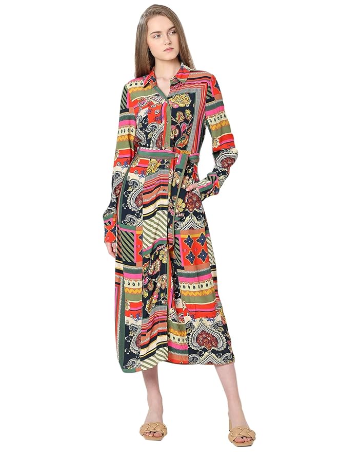VERO Moda Midi Shirt Dress for Women