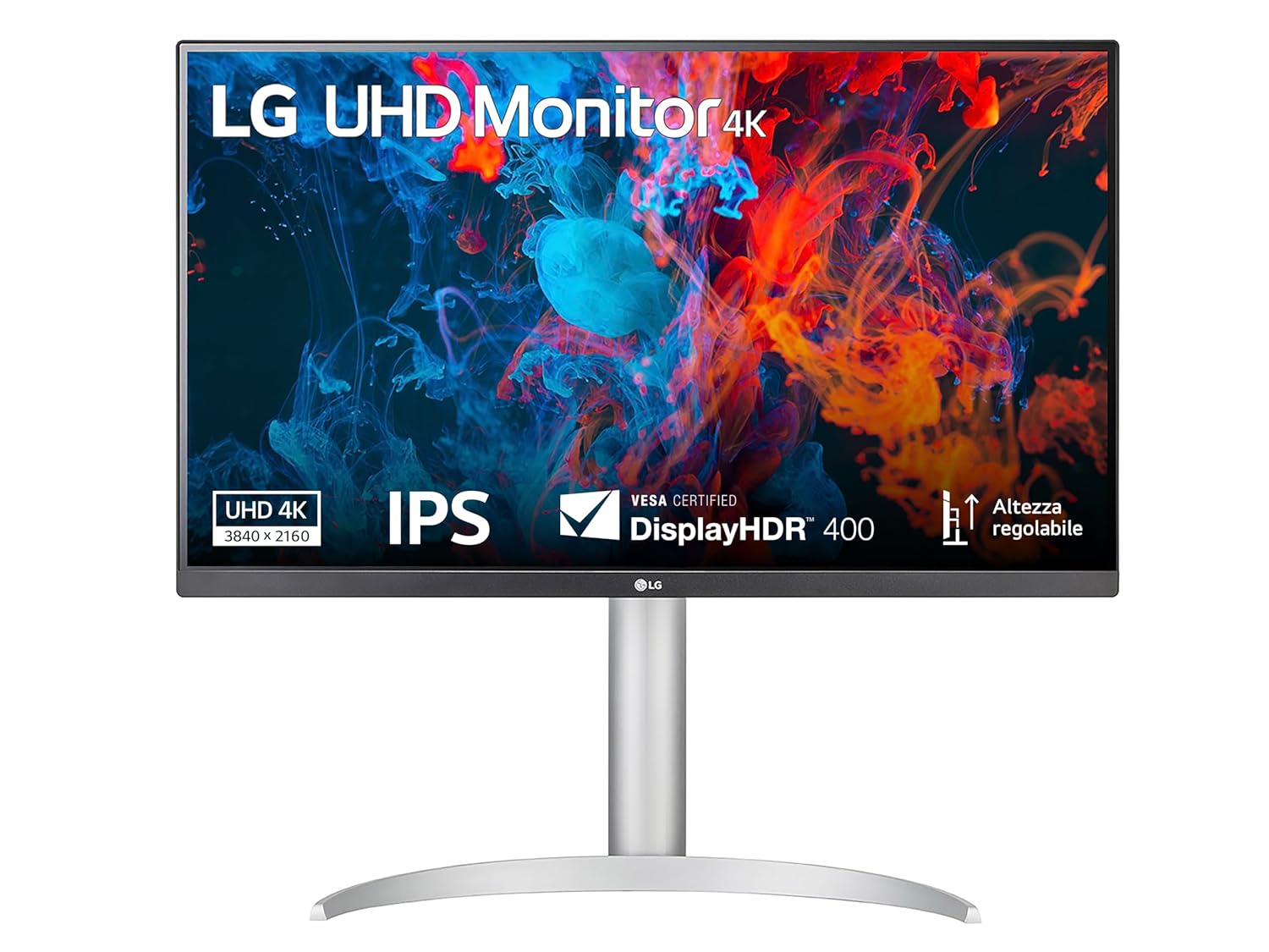 LG 27UP650K-W 27' Ultrafine(TM) UHD 4K IPS Monitor