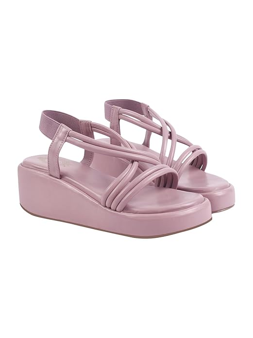 Shoetopia Women’s & Girls Wedges sandal – Solid Criss-Cross Strap Design – Stylish, Comfortable, Durable Heels – Perfect for Casual, Party