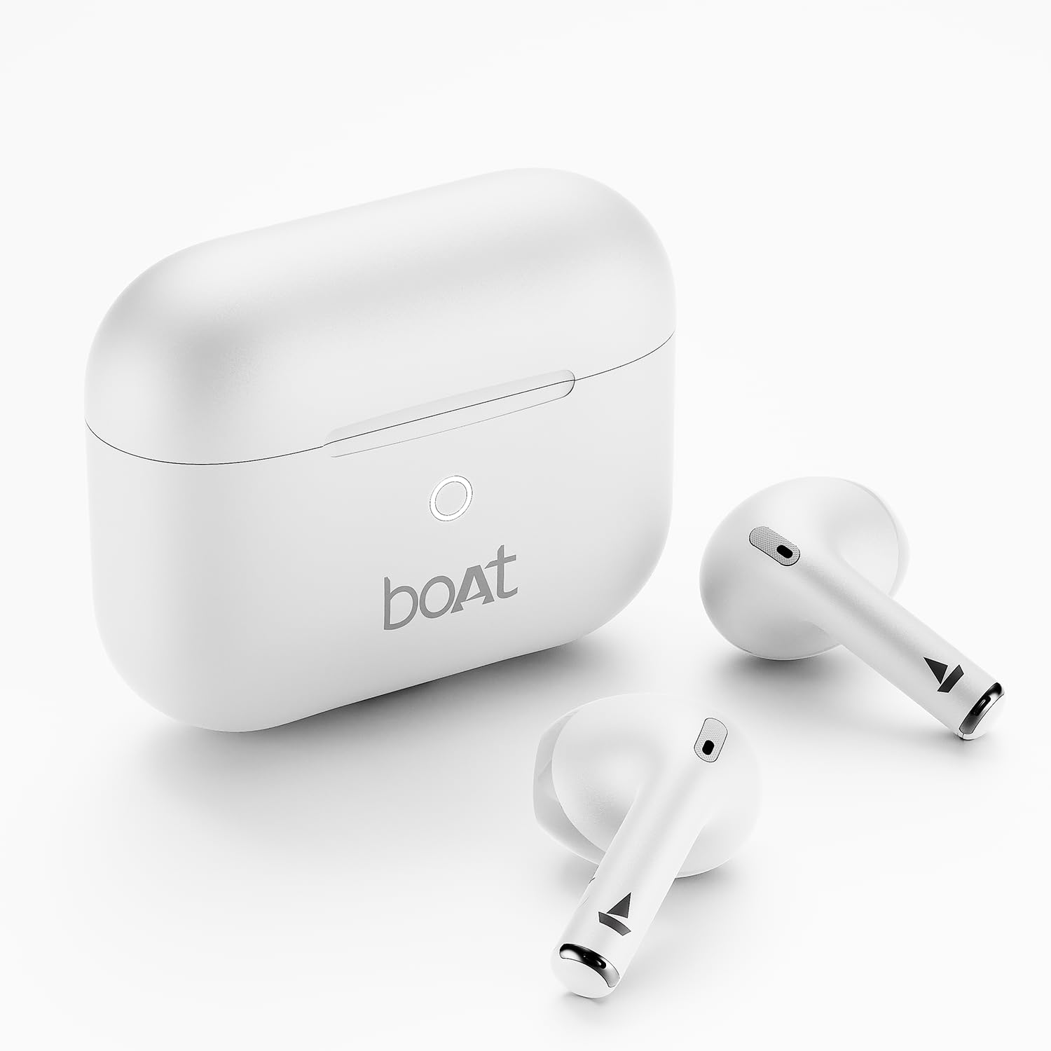 boAt Airdopes Joy v2 w/Up to 35H Battery, Pocketable Design, ASAP™ Charge, 13mm Drivers, Easy Touch Controls, ENx™ Tech, Beast™ Mode, IWP™ & App Support TWS Bluetooth Earbuds with mic (Cloud White)
