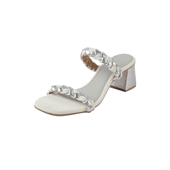 Metro Women's Double Strap Block Heeled Sandals