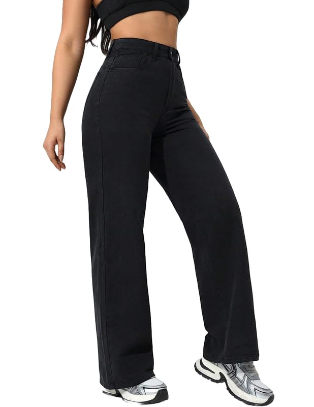 London Hills Women's Relaxed Fit High Rise Jeans || Woman Jean's || Women Baggy Jeans || Jean's for Womens || Loose Jean for Women's || Oversized Woman baggys