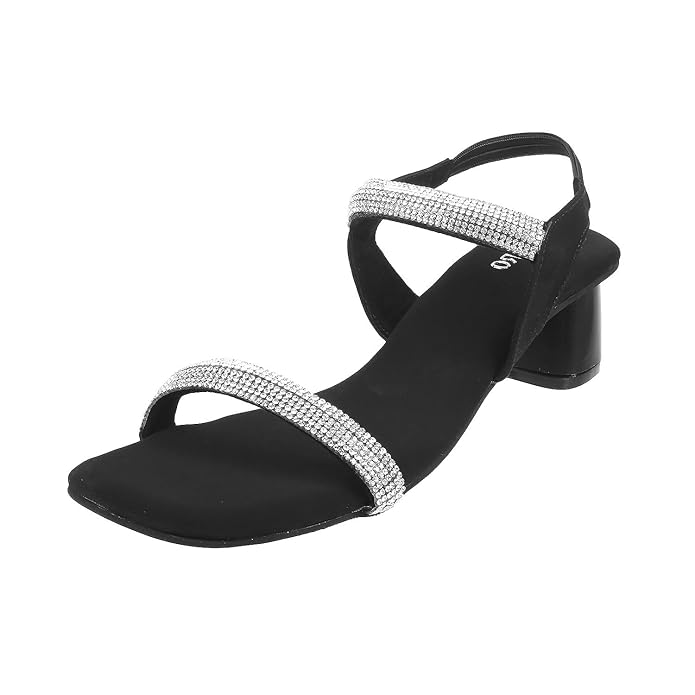 Metro Women Synthetic Leather Fashion Block Heel Sandal