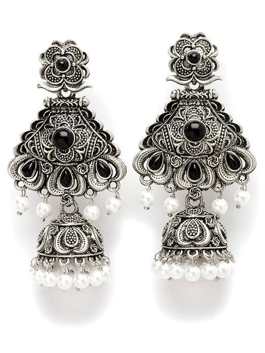 Karatcart Gold Plated Long Dangler Earrings for Women