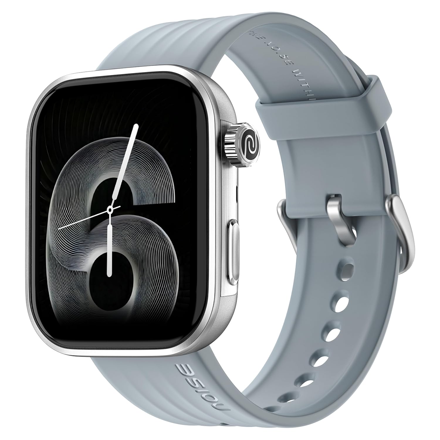 Noise Pro 6 Smart Watch:Intelligent AI, Endless AI Watch Faces, AI Companion, 1.85” AMOLED, EN2 Processor, Nebula UI 2.0, Emergency SOS, Compatible with iOS & Android(Ice Blue)