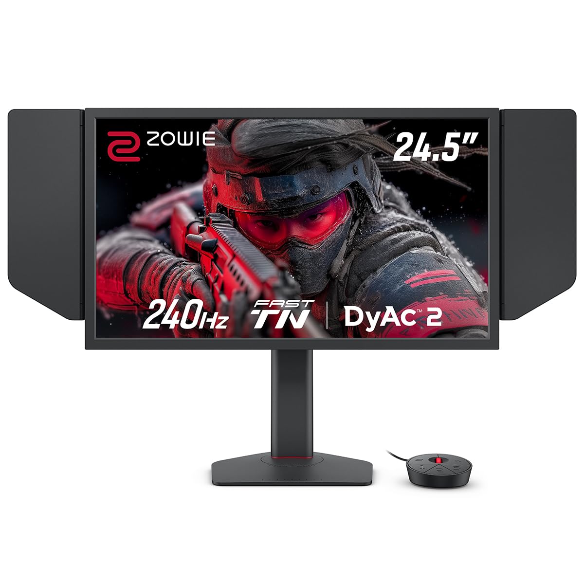 BenQ Zowie XL2546X 24.5”|Fast TN 240Hz 0.5ms|Gaming Monitor for Esports (FPS)|Motion Clarity with DyAc2 |XL Setting to Share|S Switch|Shield|Precise Height Adjust with Industrial Grade Bearing (Black)