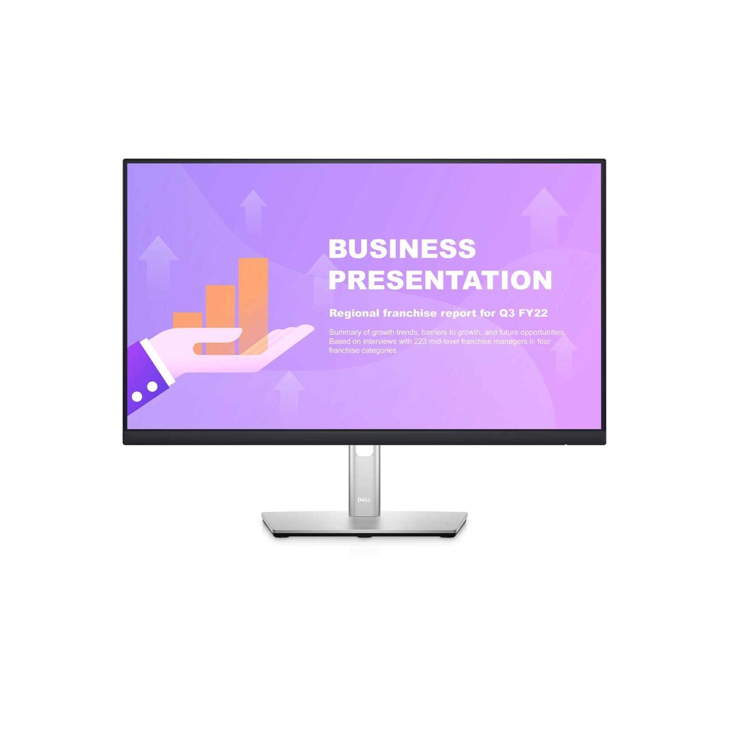 Dell 24" (60.96 cm) FHD Monitor 1920 x 1080 Pixels at 60 Hz|IPS Panel|Anti-Glare|Built-in Devices: USB-C Hub|Brightness: 250 cd/m²|16.7 Million Colours|P2422HE-Black