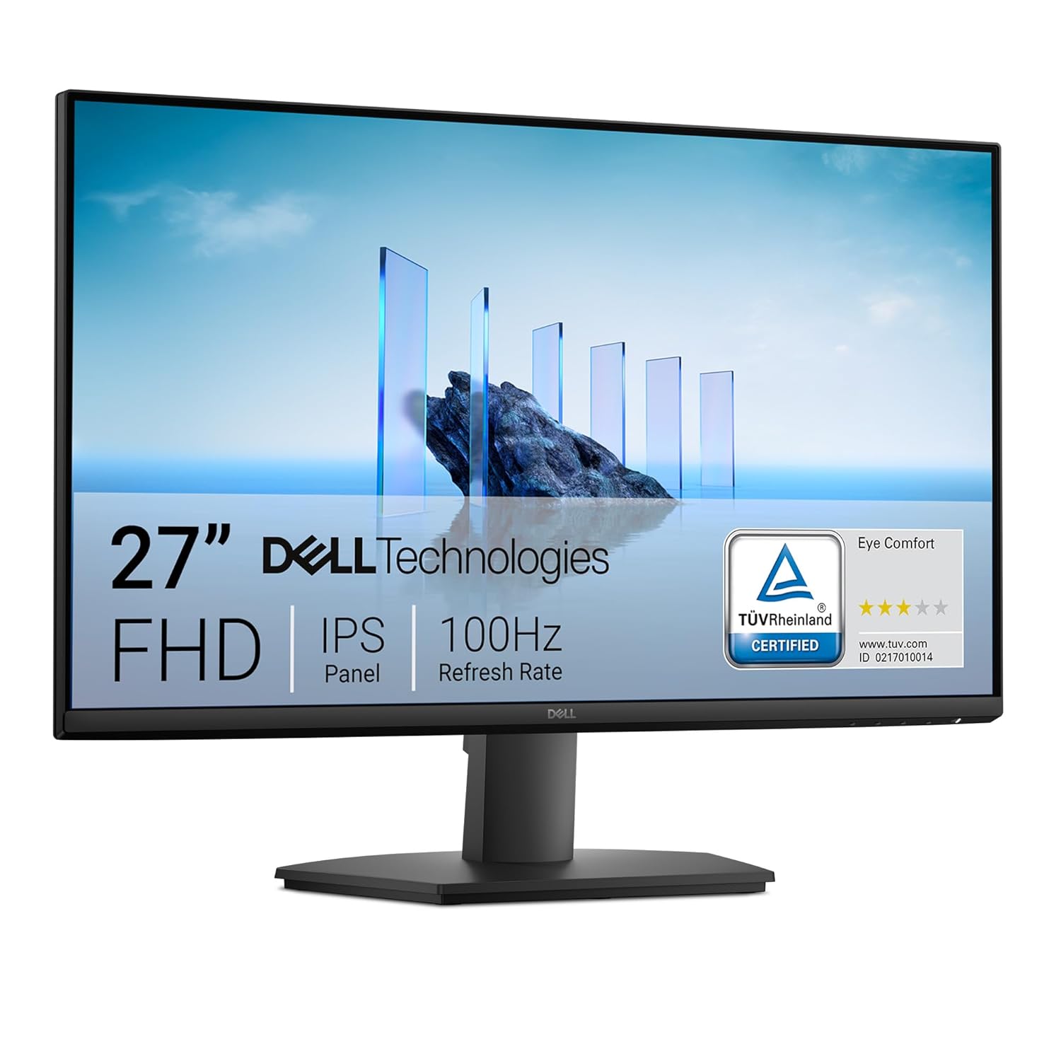 Dell 24 Monitor - SE2425HM - 23.8-inch Full HD (1920x1080) 16:9 100Hz Display, IPS Panel, 16.70 Million Colors, Anti-Glare, 1 HDMI / 1 VGA Port, TÜV Rheinland 3-Star, Comfortview Plus - Black | 27-Inch FHD Ips Display, 5ms Gtg, Comfortview Plus, Anti-Glare, 1x HDMI, 1x Vga