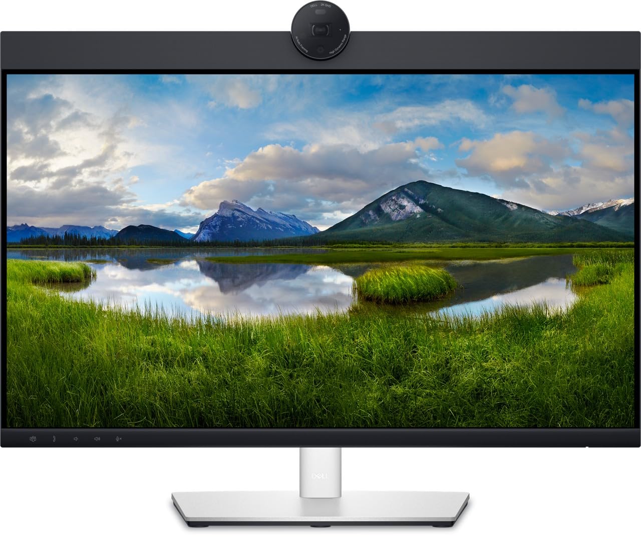 Dell 23.8" (60.45 cm) Video Conferencing Monitor-P2424HEB, HDMI, DisplayPort 1.2, 2X USB 3.2 Gen1 Type-C, DisplayPort-Out, USB 3.2 Gen1 Type-B, 3X USB 3.2 Gen1 Type-A, Headphone Jack (3.5 mm), RJ45