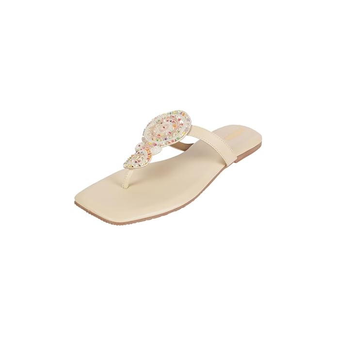 Metro Women Ethnic Flat Fashion Slip-on Sandal