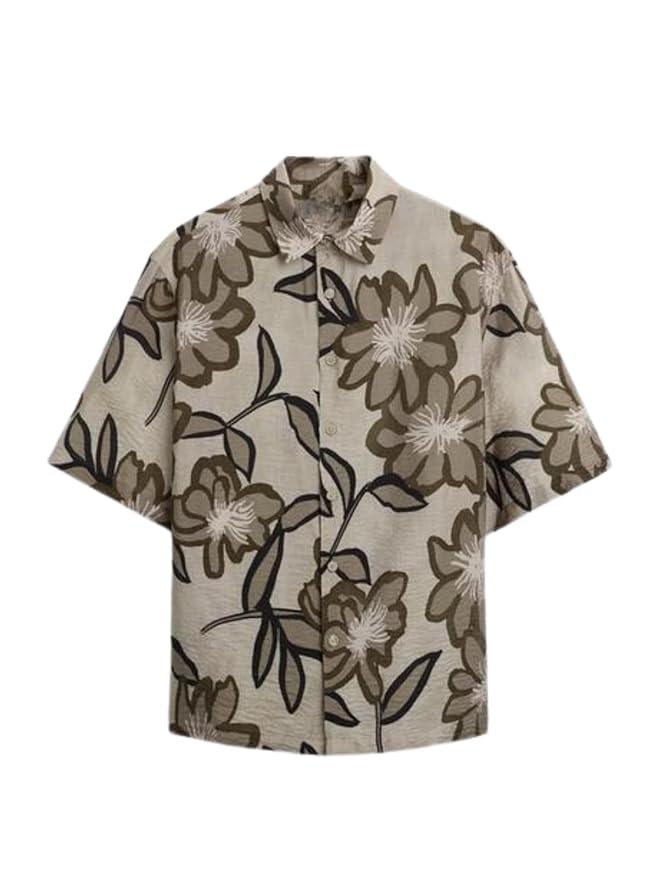 Leriya Fashion Men's Polycotton Regular Fit Casual Stylish Printed | Formal Printed Half Sleeve Shirt |Summer Button Down Shirts for Men