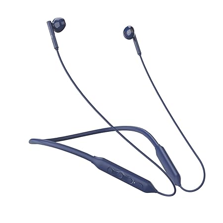 Portronics Harmonics Z5 Wireless Bluetooth Stereo Headset with 33Hrs Playtime, Double EQ Mode, 14.2 mm Dynamic Drivers, Click Action Buttons(Blue)