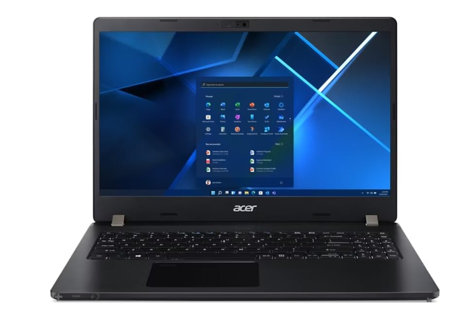 Acer Travelmate Business Laptop Intel Core i3 1115G4 Processor (8GB DDR4/ 256GB SSD/Intel Iris Xe Graphics/Windows 11 Home) TMP215-53 with 15.6 Inch Screen, / Full HD Display/1 Year Warranty