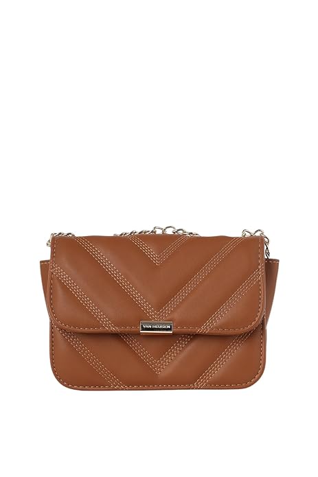 Van Heusen Women's Classic Sling Bag |Textured Sling Bag | Bags for Ladies