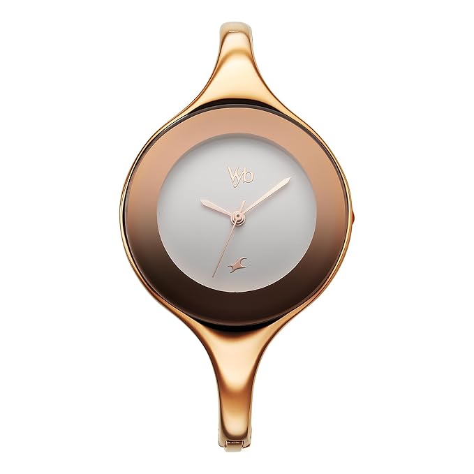 Fastrack Vyb Slayer Quartz Analog White Dial Watch for Women
