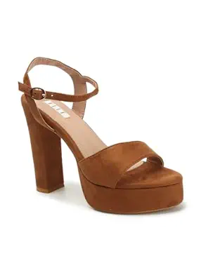 ELLE Women's Stylish and Elegant High Block Heels Fashion sandals