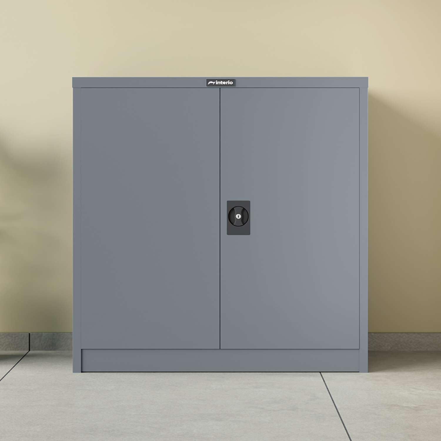 Interio by Godrej Storofix 2-Door Minor Metal Storage Almirah (Telegrey-2)