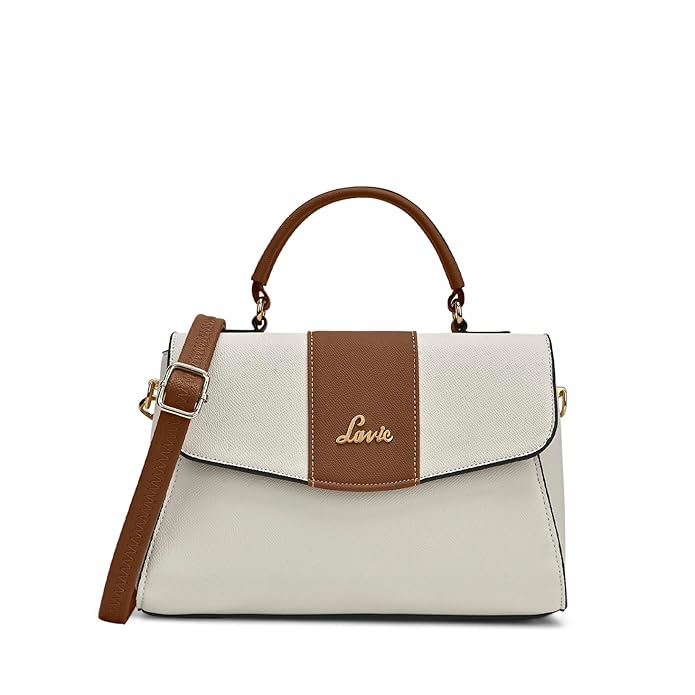 Lavie Women's Beech Flap Satchel Bag | Satchel Handbag for Work | Ladies Purse | Stylish Shoulder Bag | Gift for Women