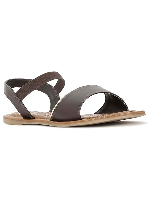 Bata 5614 Christie Sandal E 24 Dark Brown Sandals For Women|casual outings|Party|occasion|Festival|comfortable|Open Toe